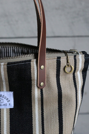 The Rambler Tote / Woven Stripe