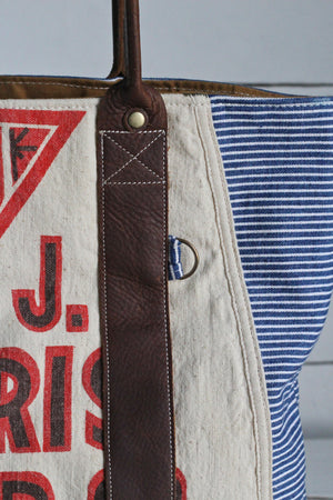 1930's era Striped Lumber Apron Carryall