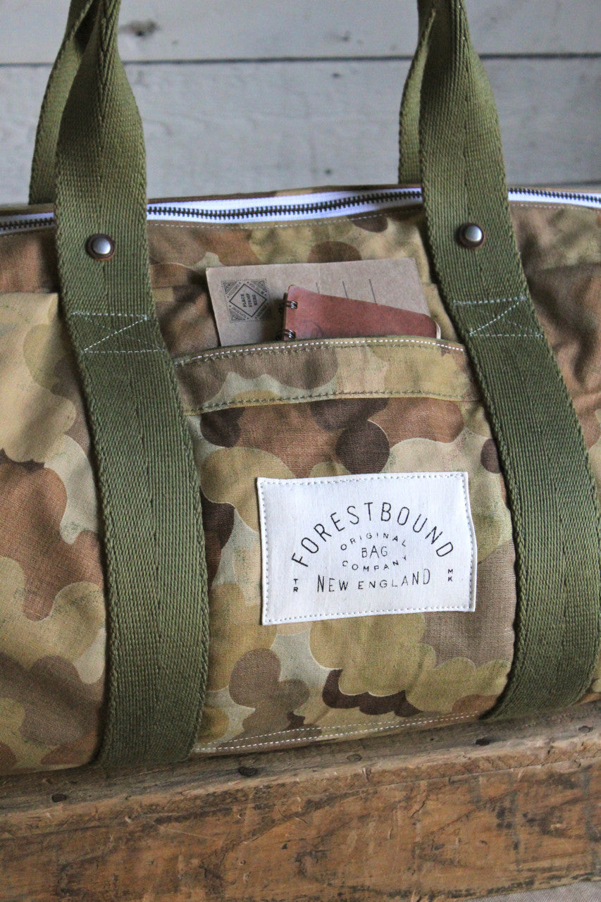 Mid Century Modern Camo ZipperDee Duffle Bag – Mid Century Style Shop