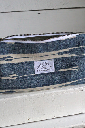 Indigo Dyed Cotton Utility Pouch