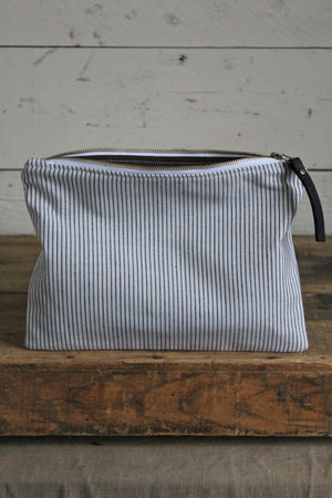 1950's era Striped Cotton Utility Pouch