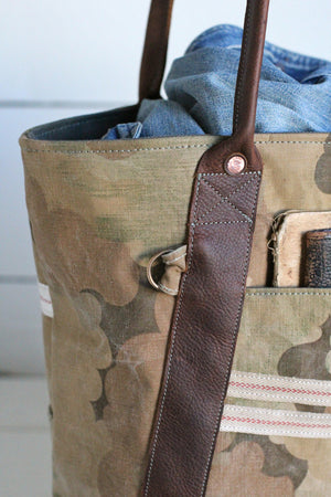 1950's era Mitchell Cloud Camo Carryall