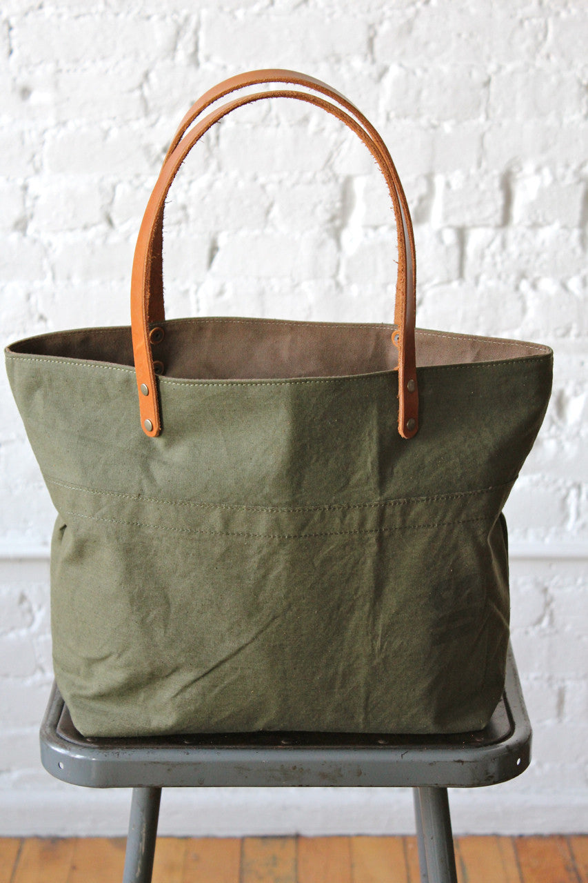 WWII era US Military Camo Pocket Tote Bag