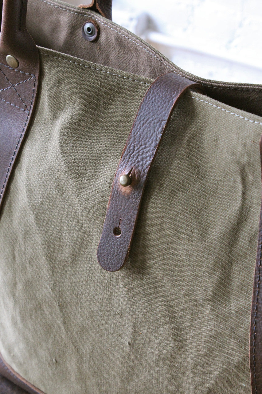 WWII era Military Canvas Carryall