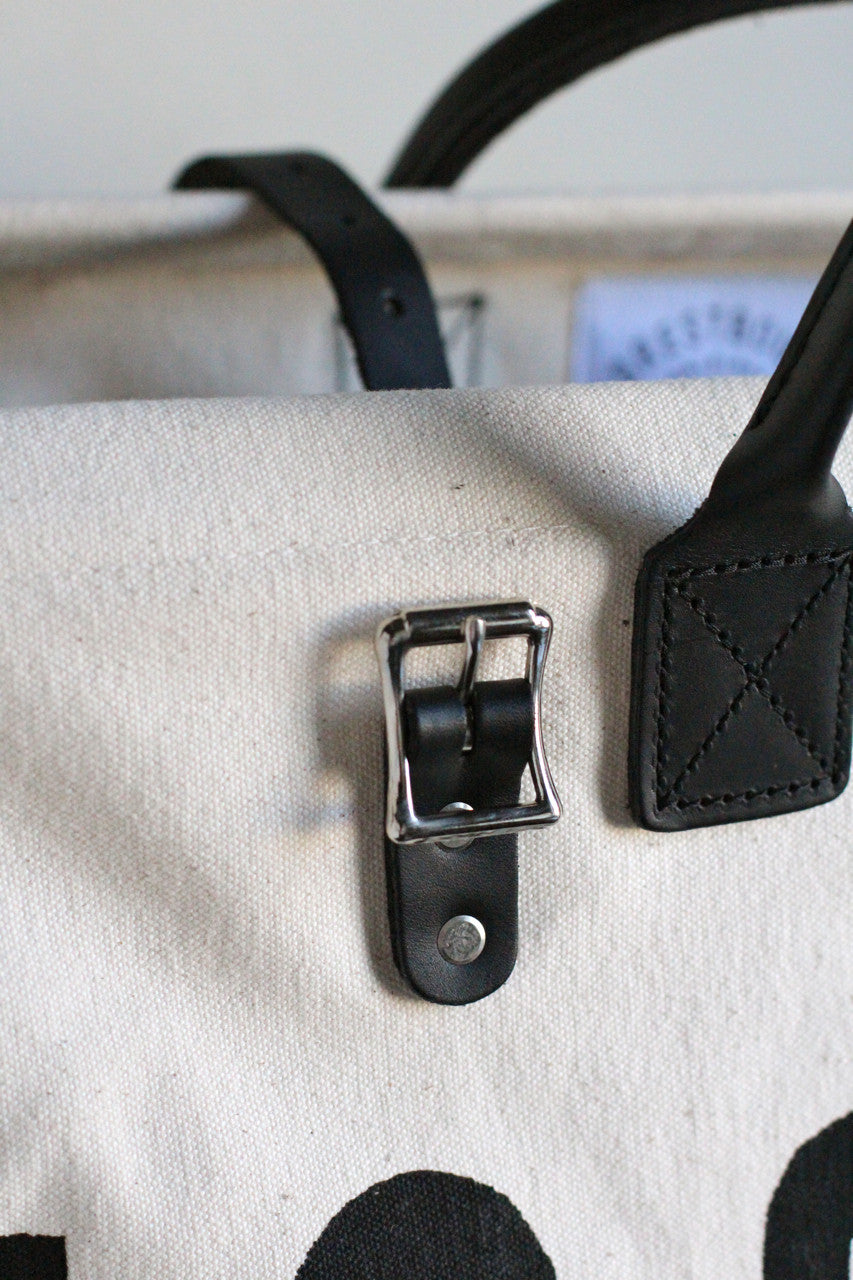 Forestbound ESCAPE Traveler in Ivory w Black Leather
