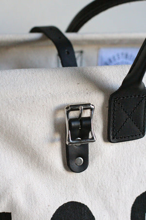 Forestbound ESCAPE Traveler in Ivory w Black Leather