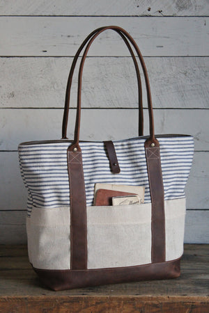 1950's era Striped Carryall