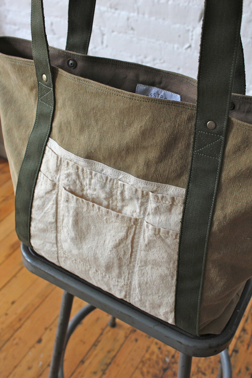 WWII era Canvas Carryall