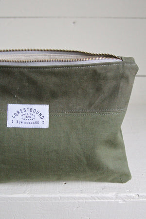 Extra Large WWII era Canvas Utility Pouch
