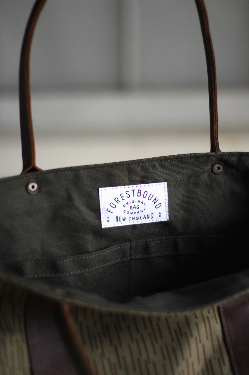 1950's era Rain Pattern Camo Carryall