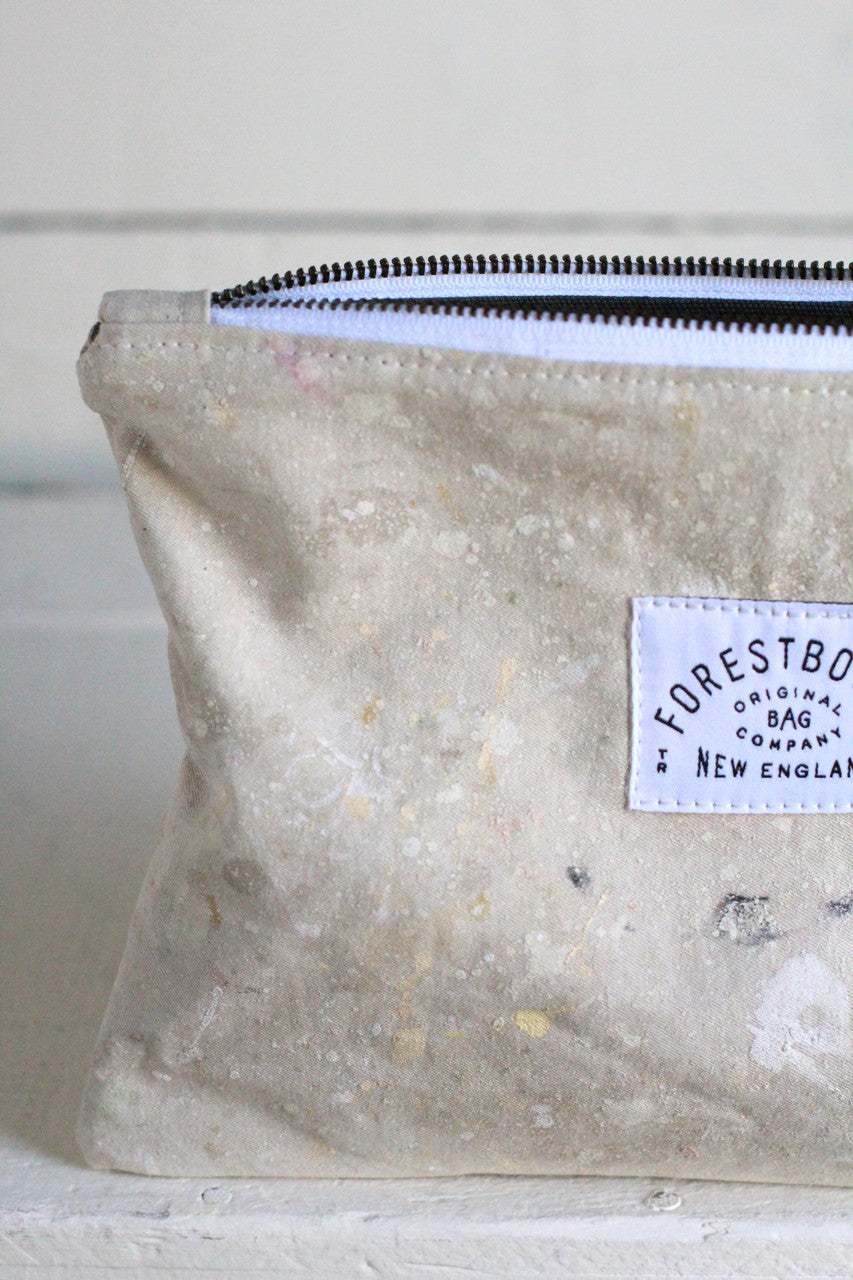 1960's era Painter's Drop Cloth Utility Pouch