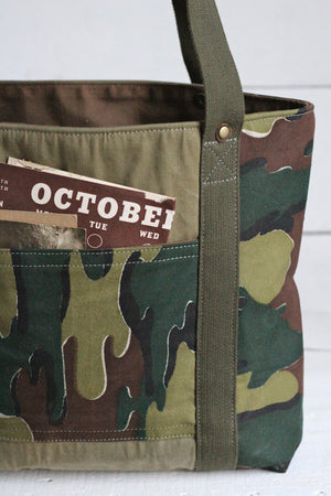 1950's era Jigsaw Camo Carryall
