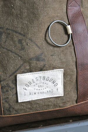 World War 1 era Waxed Canvas Carryall