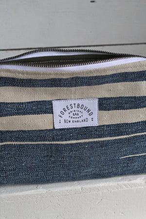 Indigo Dyed Cotton Utility Pouch / #3