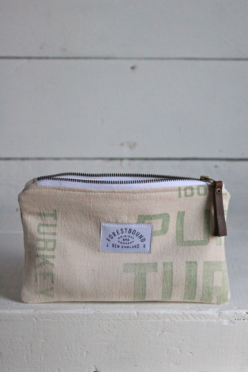 1950's era Feed Sack Utility Pouch