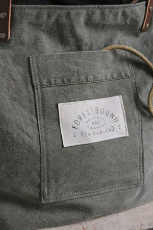 WWII era Canvas Pocket & Apron Tote Bag