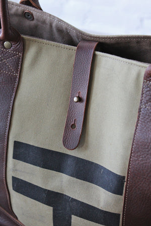 1950's era Mail Bag Weekender