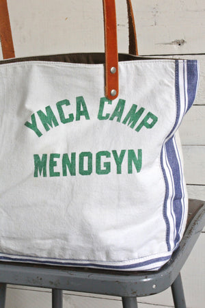 1950's era Pieced Canvas Tote Bag
