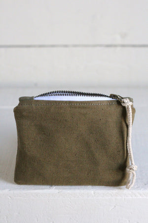 WWII era Canvas Mini Utility Pouch