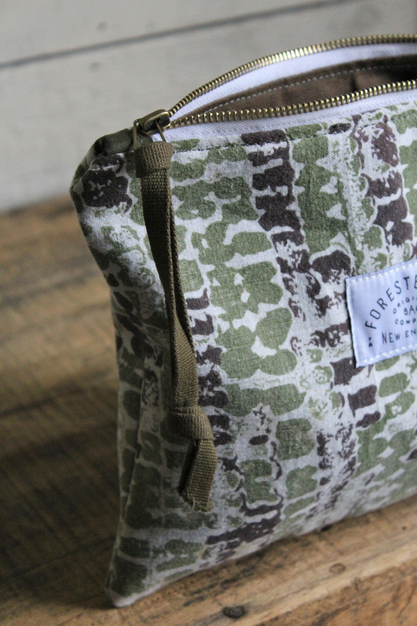 1950's era Printed Cotton Utility Pouch