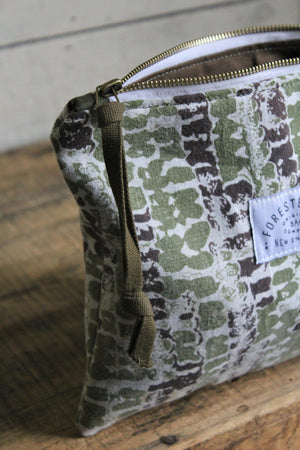 1950's era Printed Cotton Utility Pouch