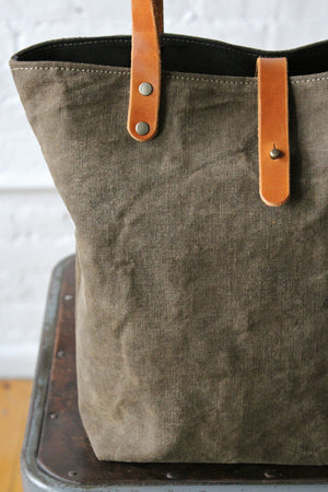 World War 1 era Black Canvas Tote Bag
