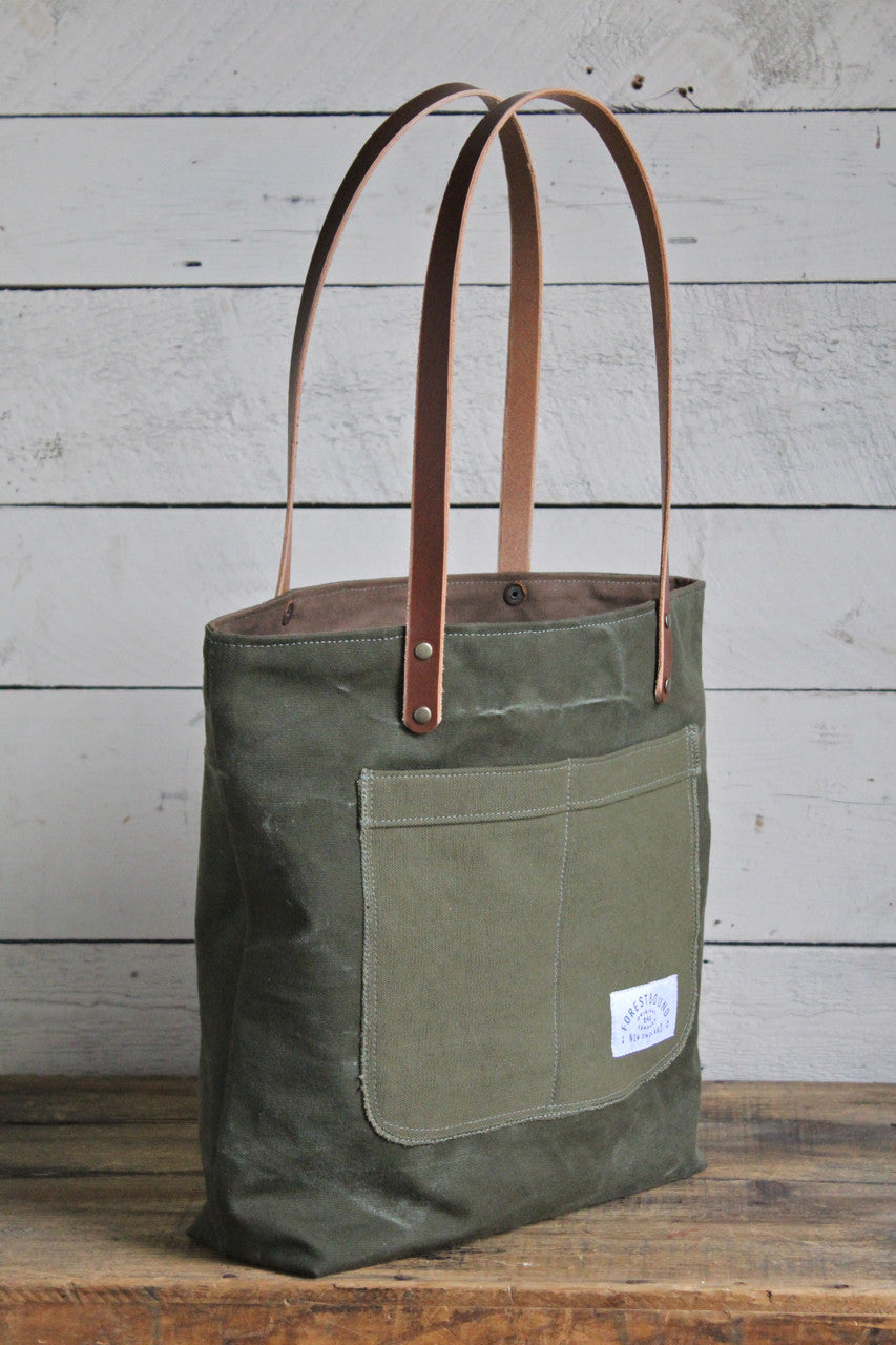 WWII era Military Canvas Pocket Tote