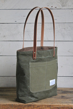 WWII era Military Canvas Pocket Tote