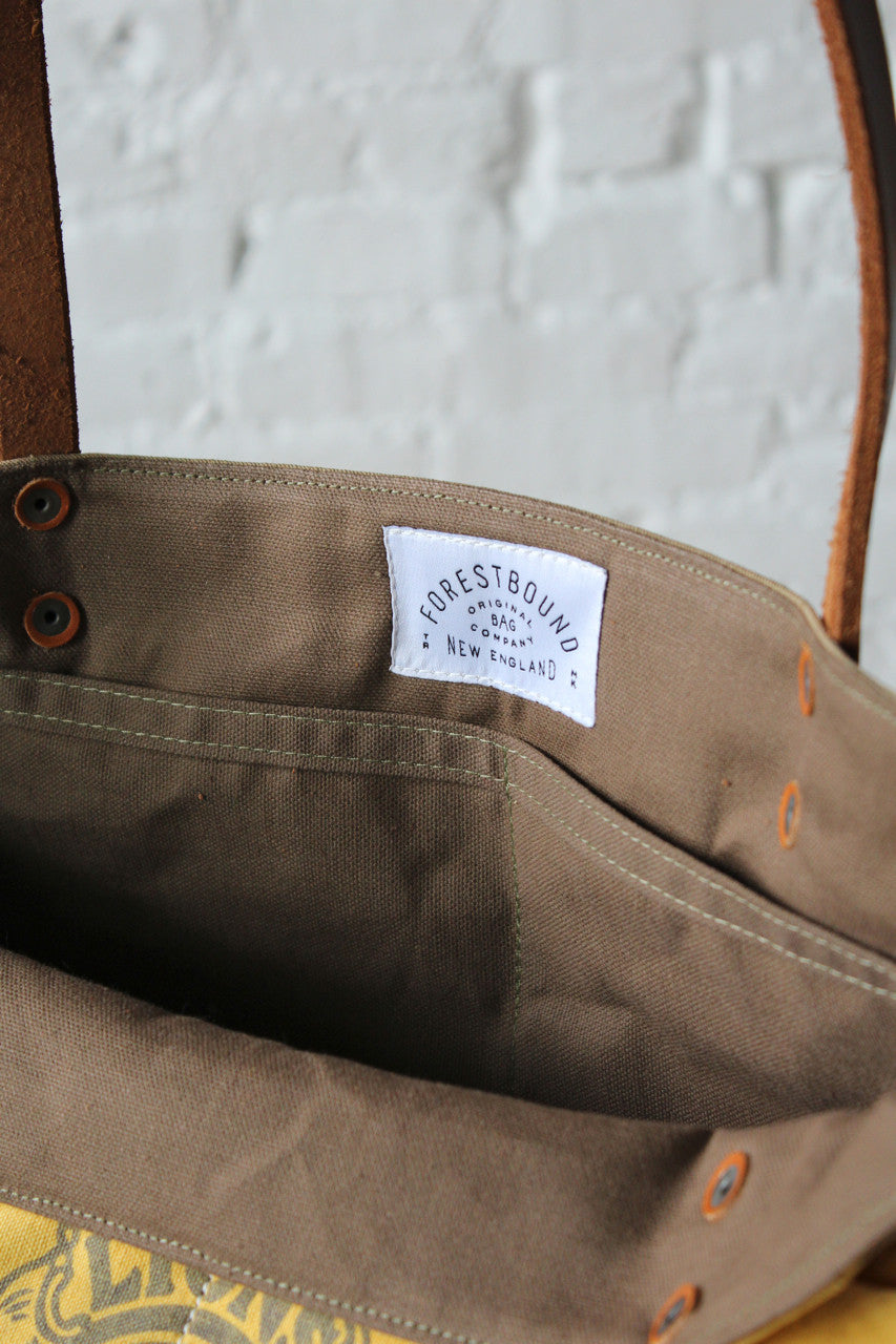 WWII era Canvas & Work Apron Tote Bag