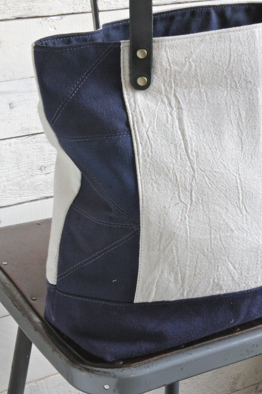 WWII era Quilted Tote Bag