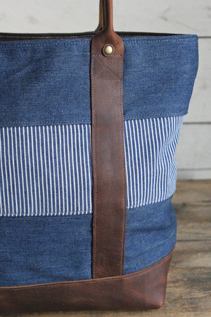 WWII era Denim & 1930's era Work Apron Carryall