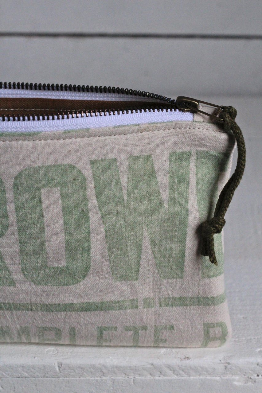 1950's era Farm Feedsack Utility Pouch