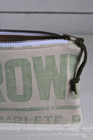 1950's era Farm Feedsack Utility Pouch
