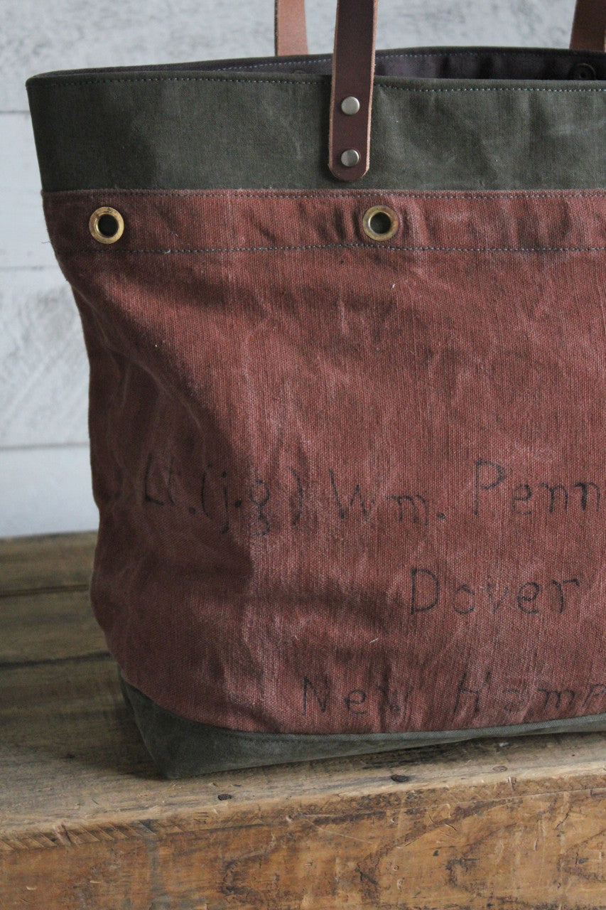 1930's era Dover, NH Canvas Tote Bag