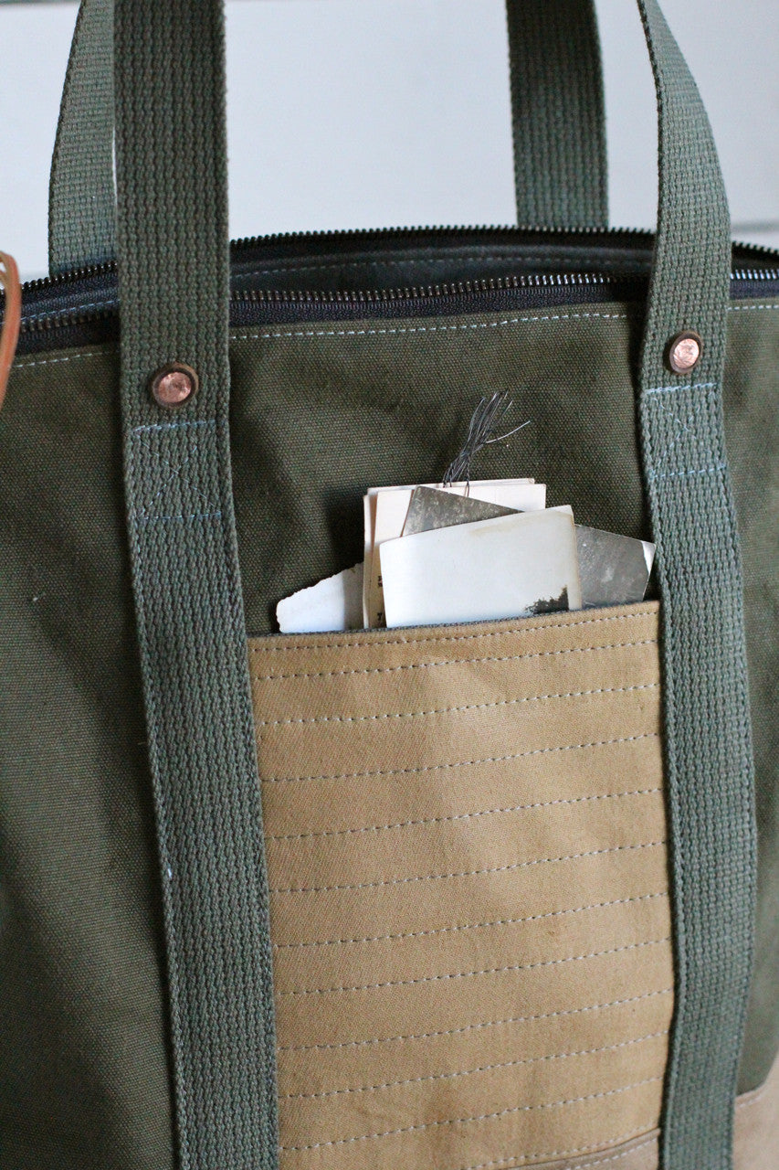 WWII era Canvas Travel Tote