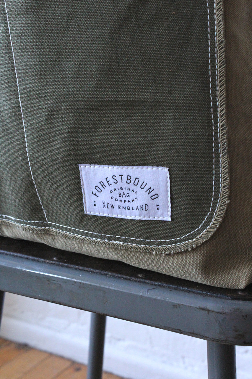 WWII era Military Canvas Pocket Tote Bag