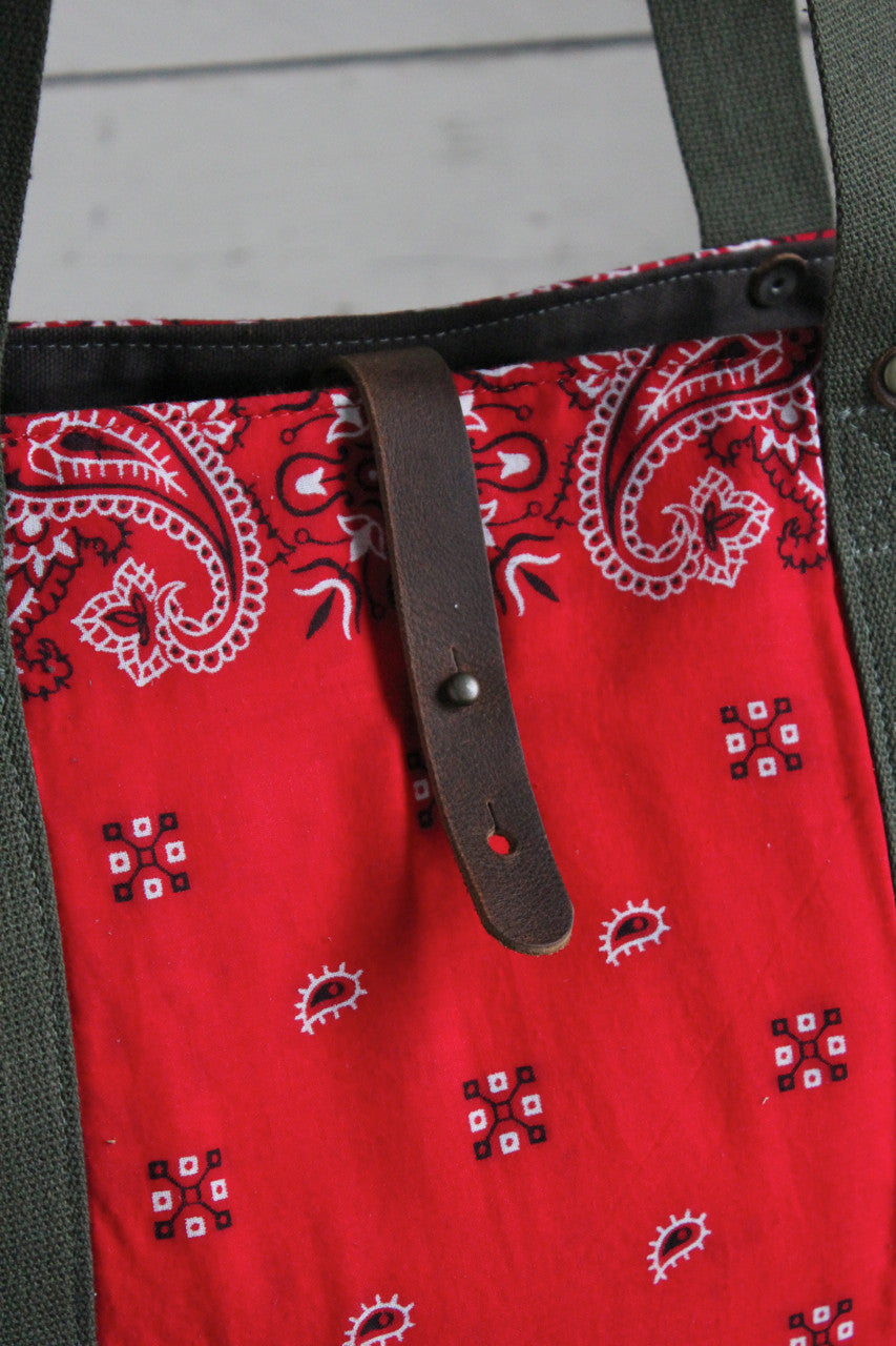 1960's era Bandana Carryall