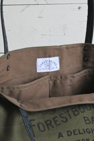 WWII era Canvas Delight Tote Bag