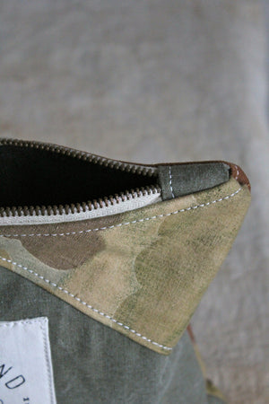 WWII era Pieced Canvas Utility Pouch