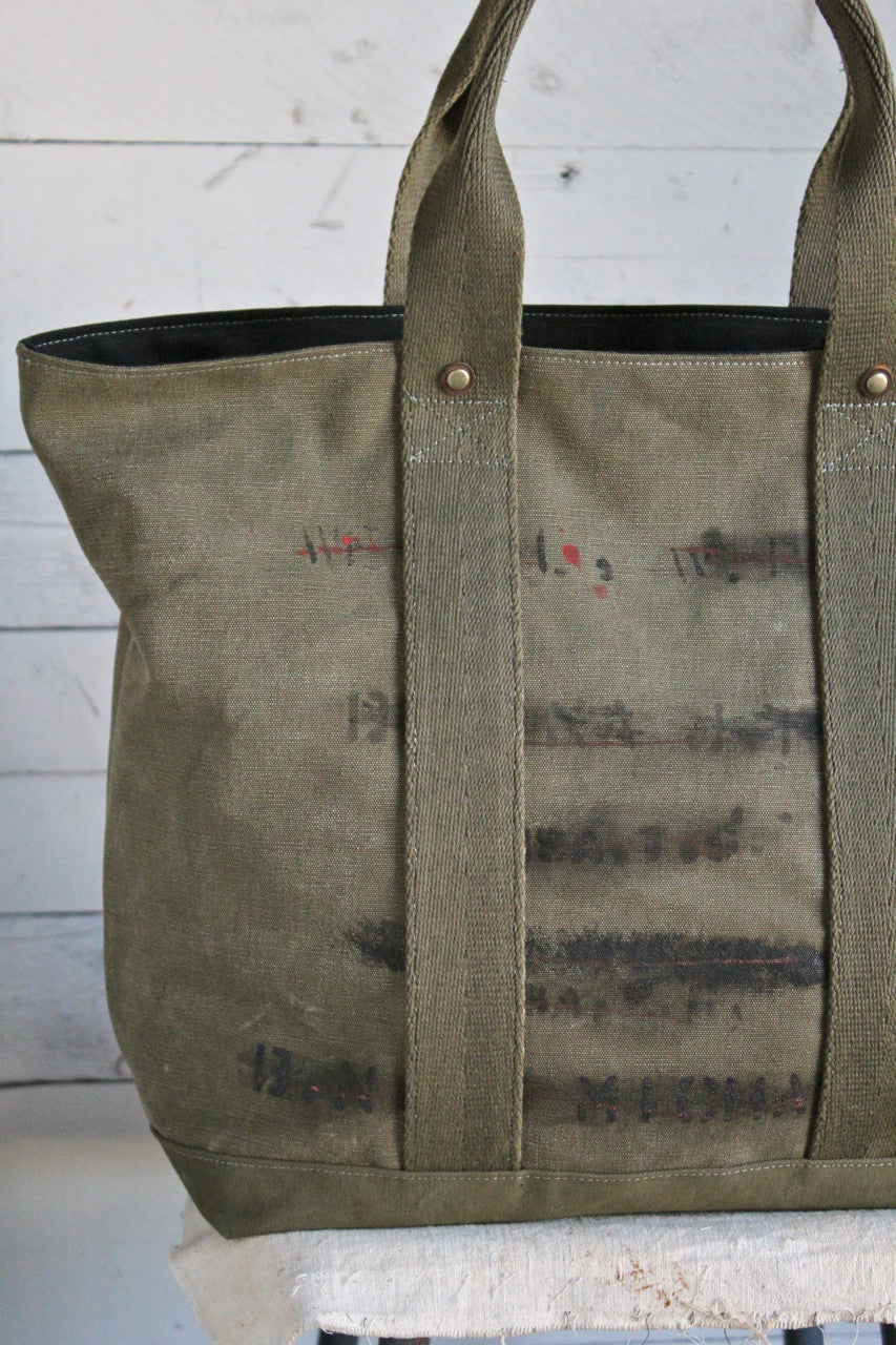 WWII era Canvas Carryall