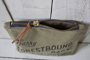 WWII era Canvas Logo Pouch