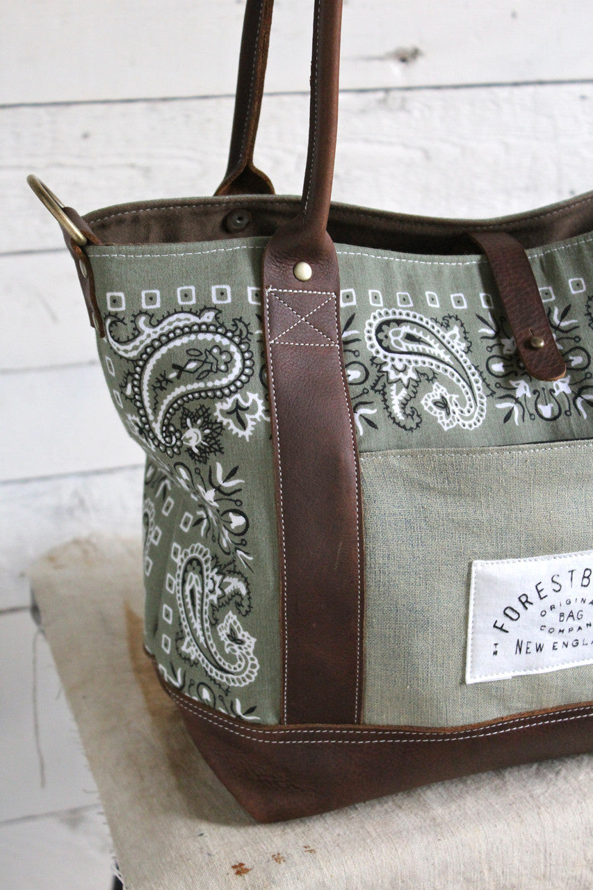 1950's era Bandana Weekend Bag