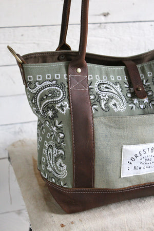 1950's era Bandana Weekend Bag