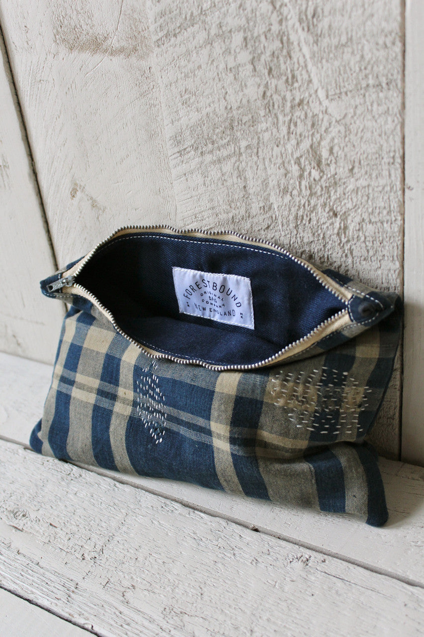 Early 1900's Japanese Cotton Utility Pouch