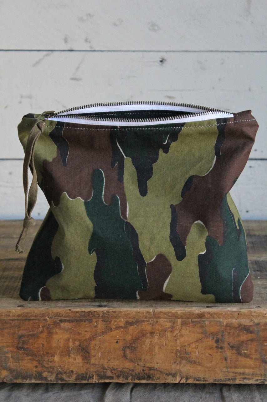 1950's era Jigsaw Pattern Camo Utility Pouch