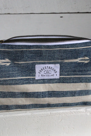 Indigo Dyed Cotton Utility Pouch / #2