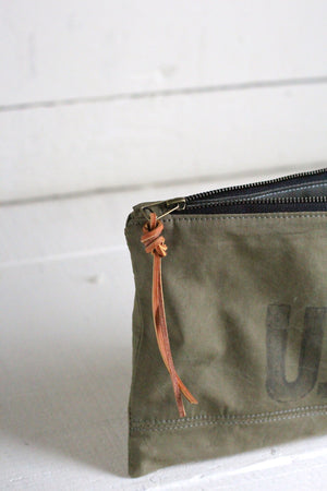 WWII era USN Canvas Utility Pouch