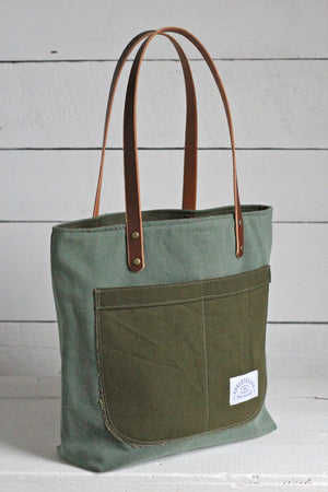 WWII era Military Canvas Pocket Tote