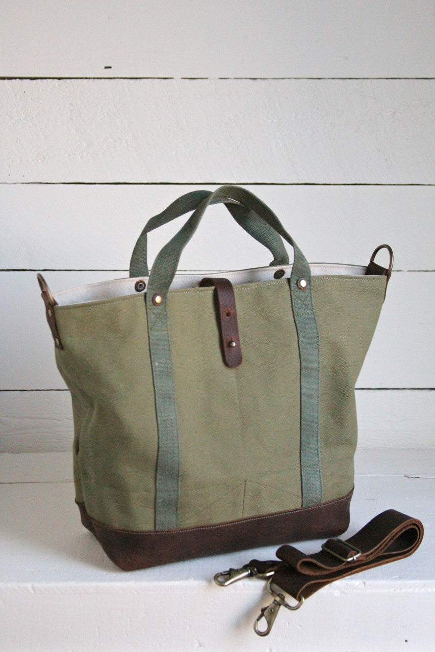WWII era Canvas Weekend Bag