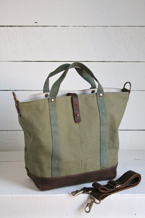 WWII era Canvas Weekend Bag